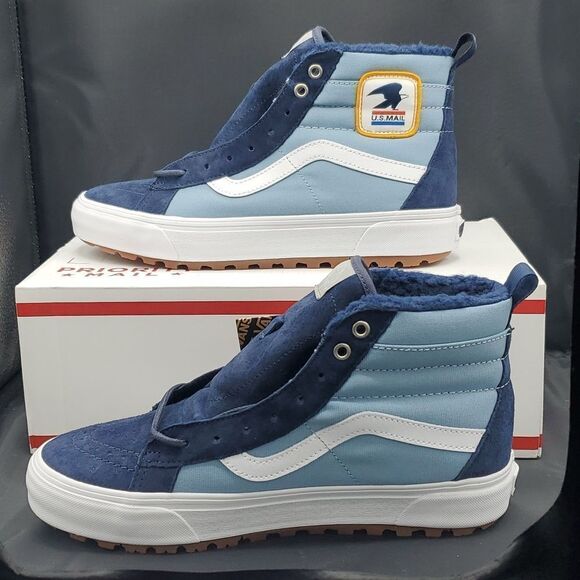 Vans USPS Sk8-Hi Mte-1 Shoes M 10 VN0A5HZYUZM New NIB - Picture 2 of 8